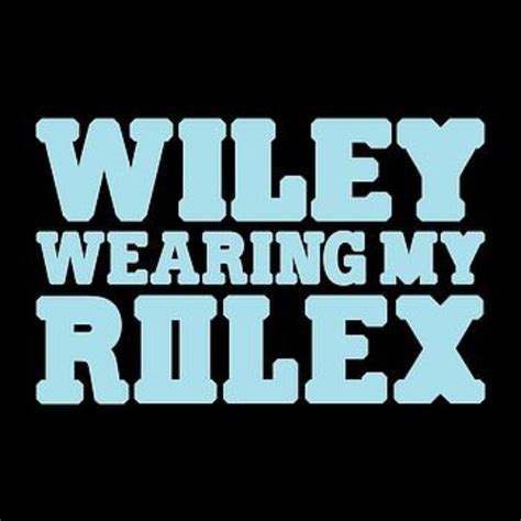 wiley wearing my rolex release date|Wearing My Rolex .